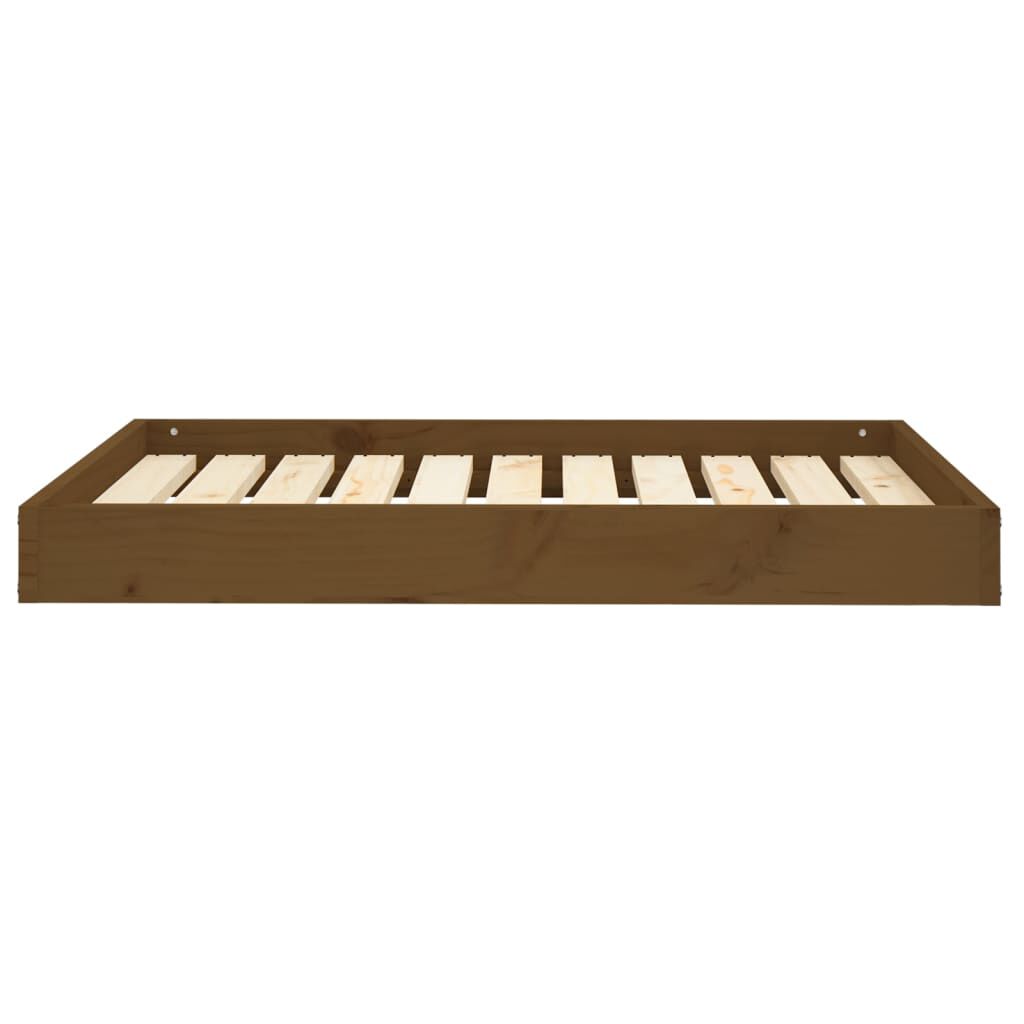 vidaXL Dog Bed Honey Brown 91.5x64x9 cm Solid Wood Pine