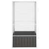 vidaXL Bird Cage Anthracite 111x107x211.5 cm Galvanised Steel