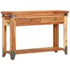 vidaXL Console Table 110x34x74 cm Solid Wood Acacia