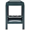 vidaXL Beverage Cart Green 69x53x72 cm Plastic