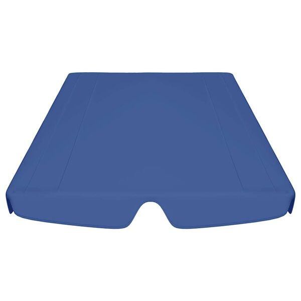 vidaXL Replacement Canopy for Garden Swing Blue 188/168x145/110 cm