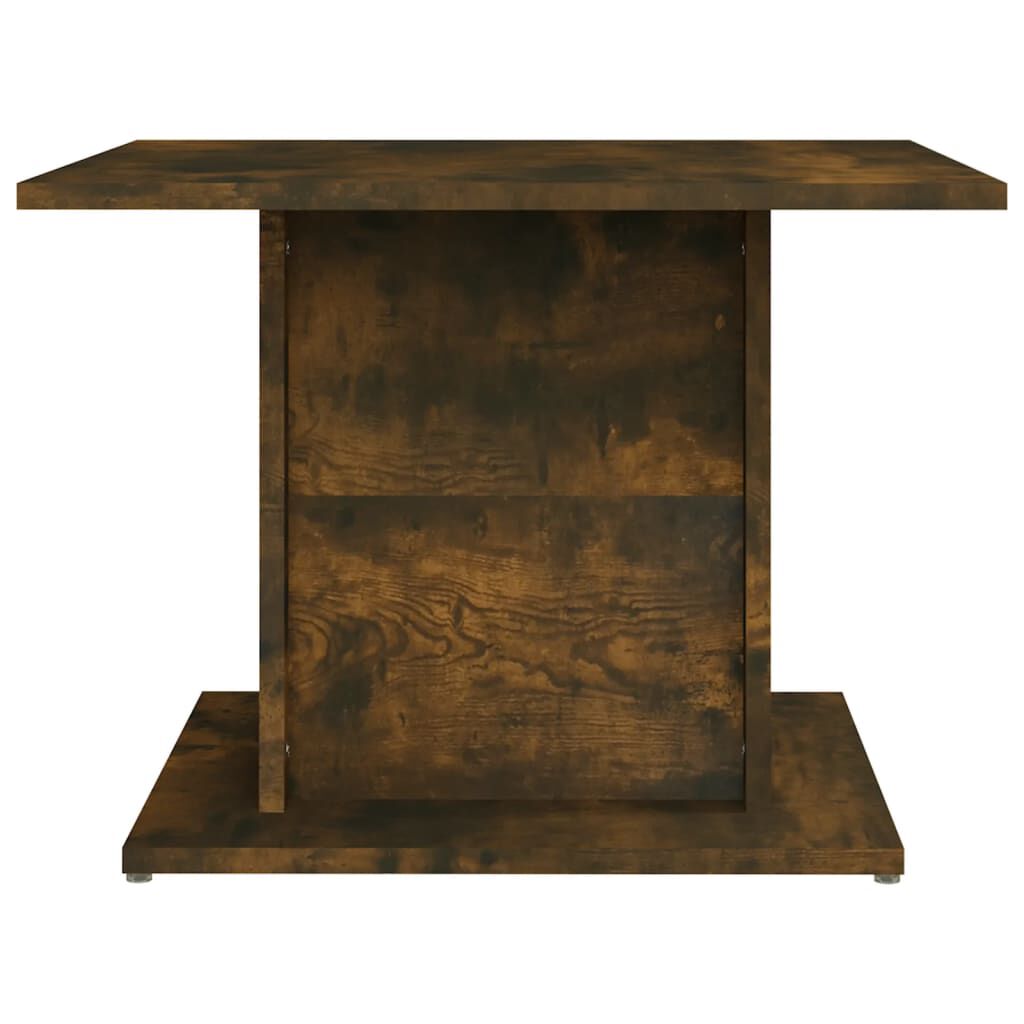 vidaXL Coffee Table Smoked Oak 55.5x55.5x40 cm Engineered Wood