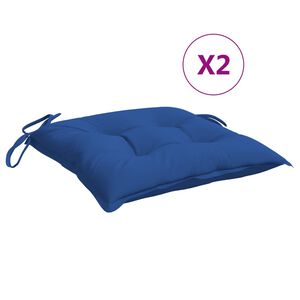vidaXL Pallet Cushions 2pcs Blue 50x50x7 cm Oxford Fabric
