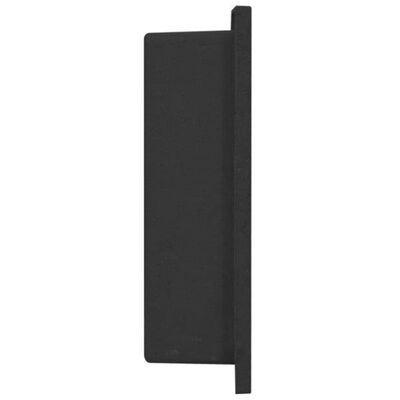 vidaXL Shower Niche Matt Black 41x36x10 cm