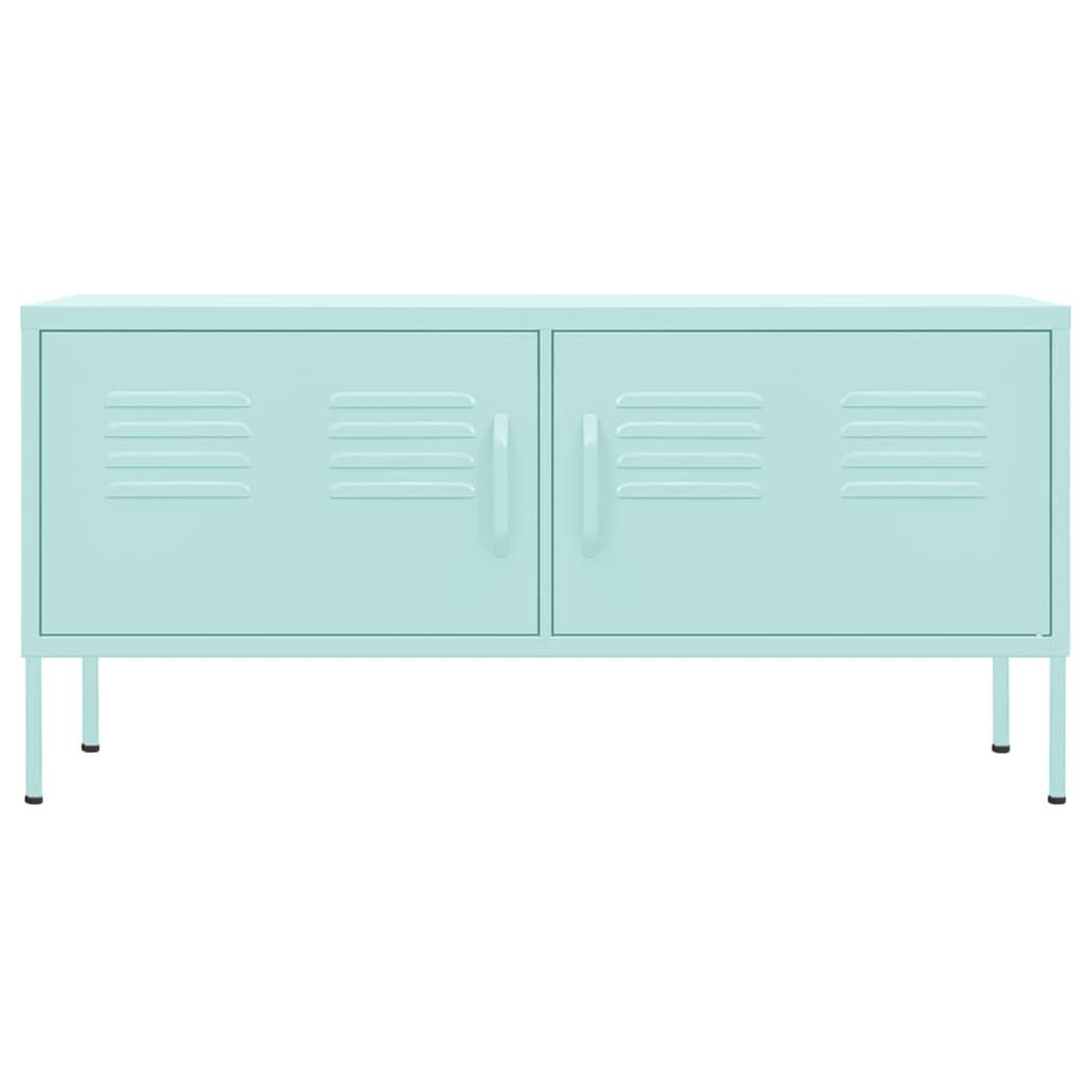 vidaXL TV Cabinet Mint 105x35x50 cm Steel