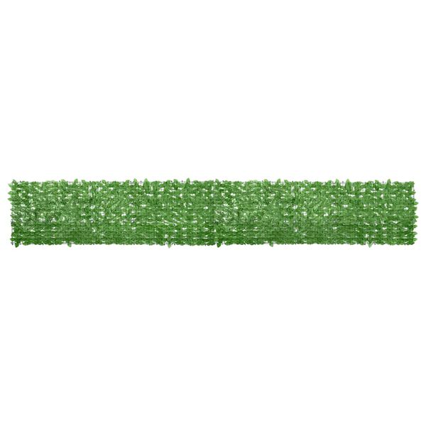 vidaXL Balcony Screen with Green Leaves 500x75 cm