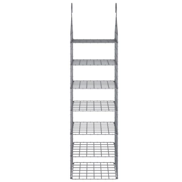 vidaXL Hanging Closet Organiser with 7 Shelves 2 pcs