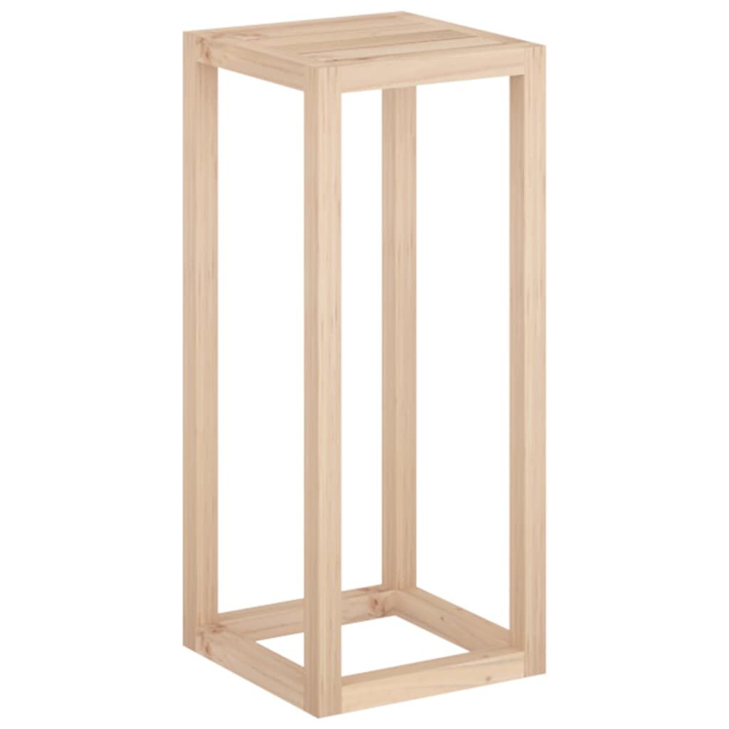 vidaXL 3 Piece Plant Stand Set Solid Wood Pine