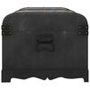 vidaXL Treasure Chest Wood Black 90x51x42 cm