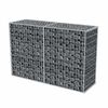 vidaXL Gabion Basket Galvanised Steel 150x50x100 cm