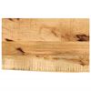 vidaXL Table Top 50x20x2.5 cm Live Edge Solid Wood Rough Mango