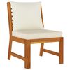 vidaXL 7 Piece Garden Dining Set with Cushions Solid Wood Acacia
