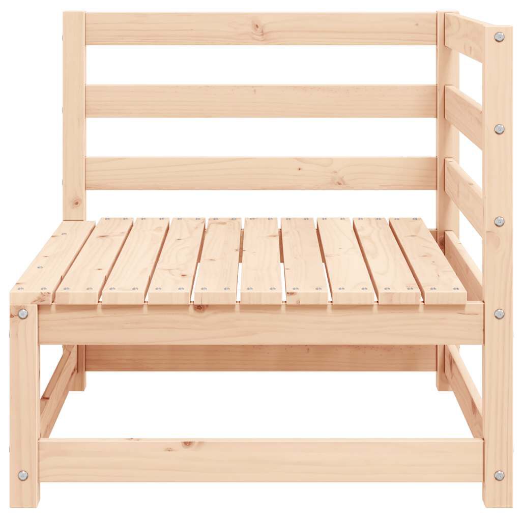 vidaXL Garden Corner Sofas 2 pcs with Cushions Solid Pinewood