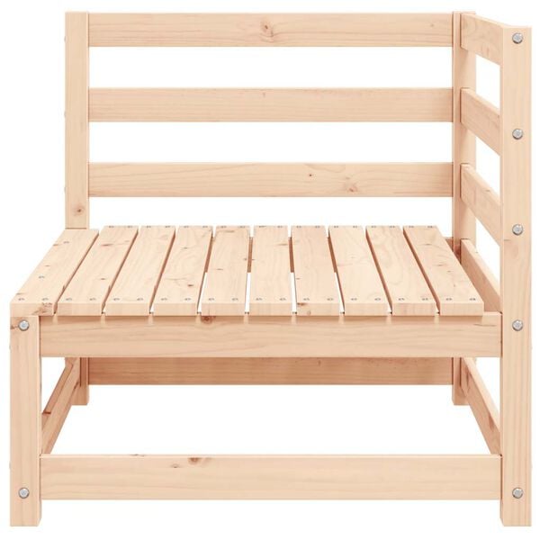 vidaXL Garden Corner Sofas 2 pcs with Cushions Solid Pinewood