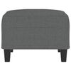 vidaXL Footstool Dark Grey 70x55x41 cm Fabric