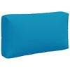 vidaXL Pallet Cushions 3 pcs Blue Fabric