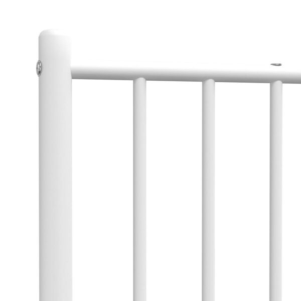 vidaXL Metal Headboard White 100 cm