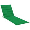 vidaXL Garden Sun Lounger with Cushion Grey Solid Acacia Wood