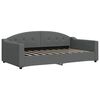 vidaXL Daybed with Trundle without Mattress Dark Grey 100x190 cm