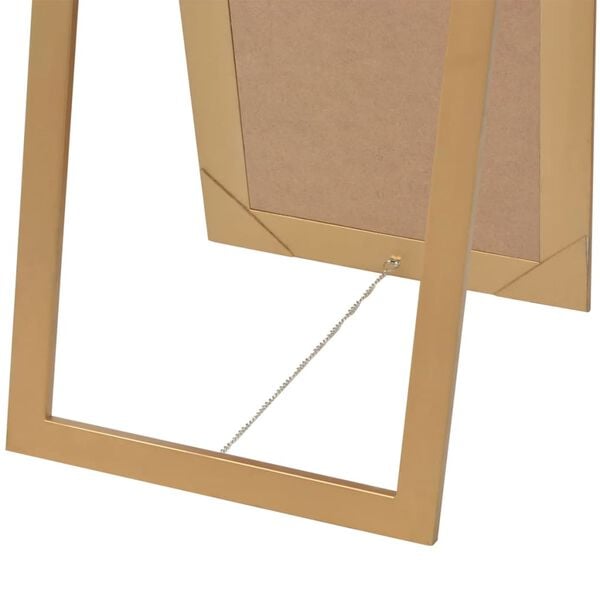 vidaXL Free-Standing Mirror Baroque Style 160x40 cm Gold