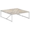 vidaXL Coffee Table 110x110x36 cm Solid Mango Wood
