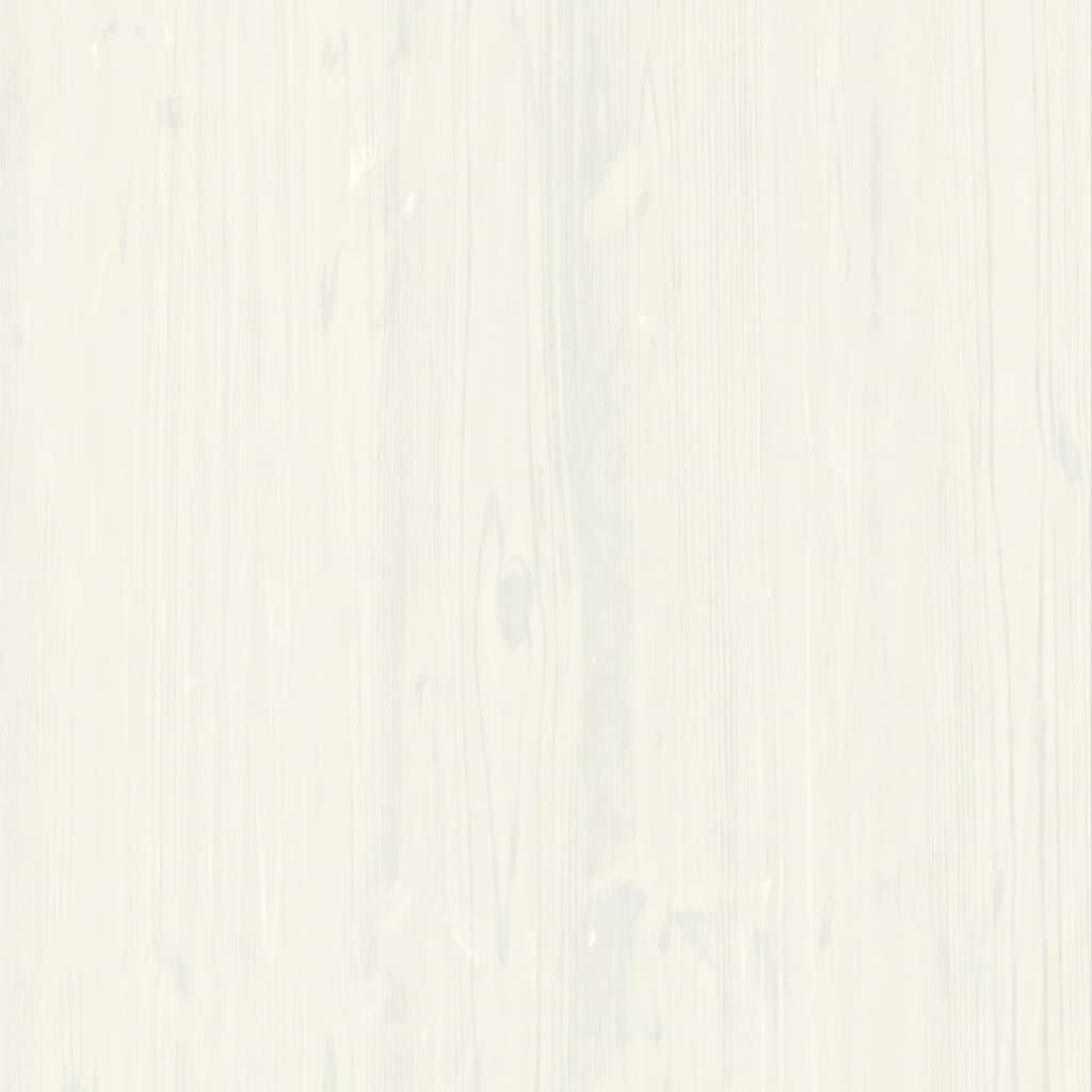 vidaXL Shoe Cabinet VIGO White 60x35x96 cm Solid Wood Pine