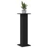 vidaXL Plant Stand 2 pcs Black Oak 30 x 30 x 95 cm Engineered wood