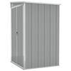 vidaXL Wall-mounted Garden Shed Grey 118x100x178 cm Galvanised Steel