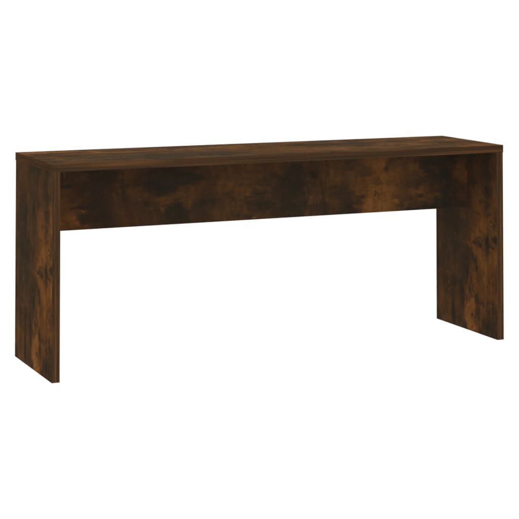 vidaXL 3 Piece Dining Set Smoked Oak Engineered Wood