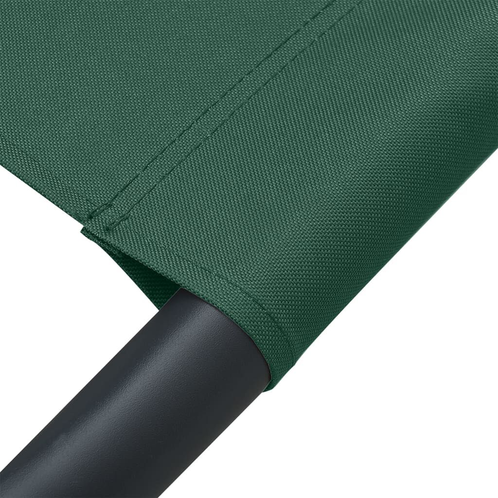 vidaXL Outdoor Lounge Bed Fabric Green