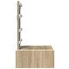 vidaXL Dressing Table Brown 60 x 40 x 70 cm Engineered wood