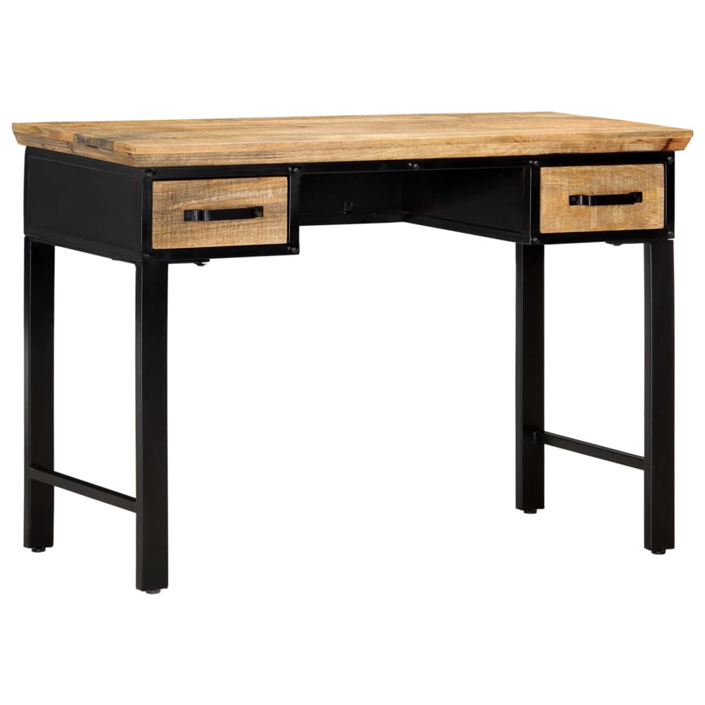 vidaXL Writing Table 110x50x76 cm Solid Mango Wood