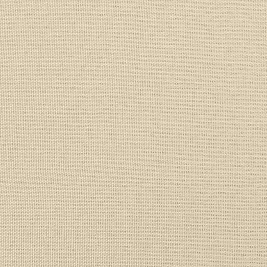 vidaXL Recliner Chair Cream Fabric