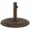 vidaXL Umbrella Base Bronze 45x45x30 cm Cast Iron