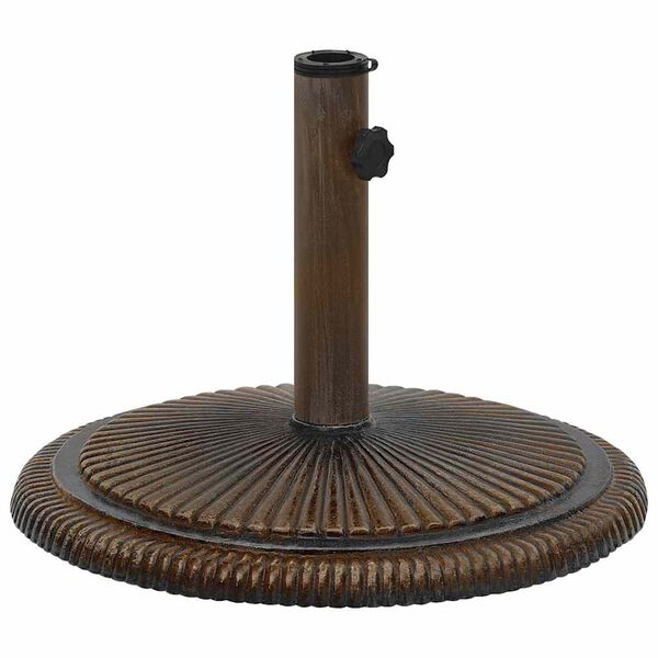 vidaXL Umbrella Base Bronze 45x45x30 cm Cast Iron