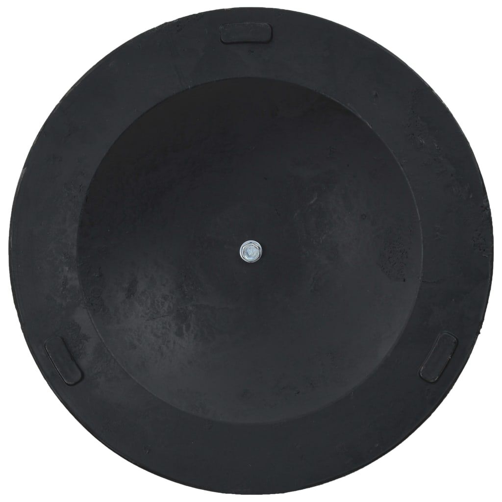 vidaXL Parasol Base Round Polyresin 13 kg Bronze