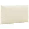 vidaXL Pallet Cushions 3 pcs Cream White Oxford Fabric