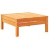 vidaXL 8 Piece Garden Sofa Set with Cushions Wax Brown Solid Wood Pine