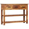 vidaXL Sideboard with 3 Drawers 110x30x80 cm Solid Acacia Wood