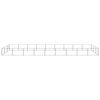 vidaXL Dog Kennel Silver 27 m² Steel