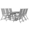 vidaXL 7 Piece Garden Dining Set Solid Wood Acacia