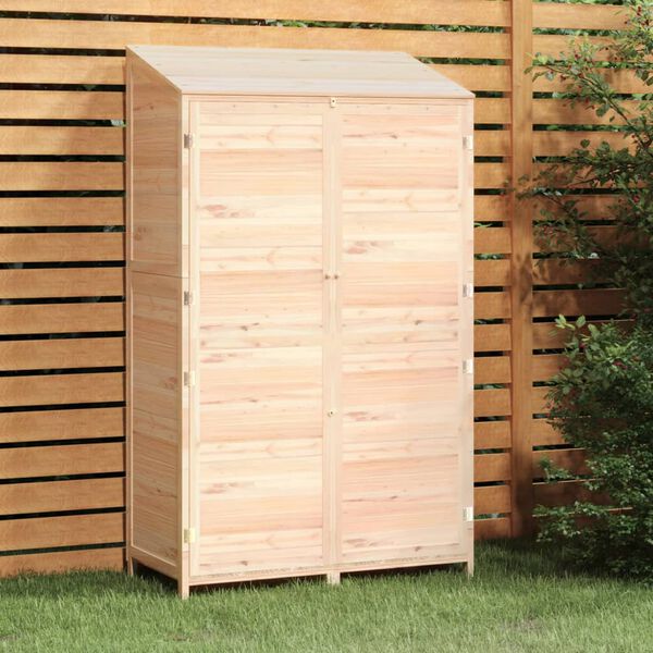 vidaXL Garden Shed 102x52x174.5 cm Solid Wood Fir