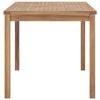vidaXL Garden Dining Table 140x80x77 cm Solid Teak Wood