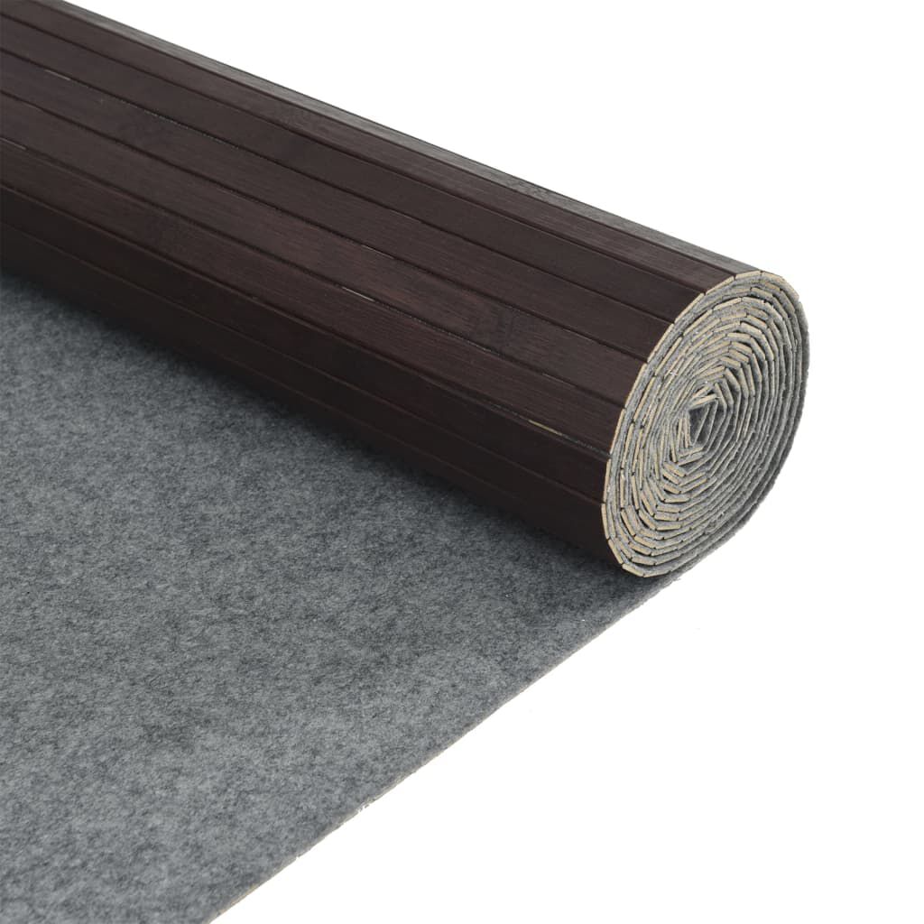 vidaXL Room Divider Dark Brown 165x400 cm Bamboo