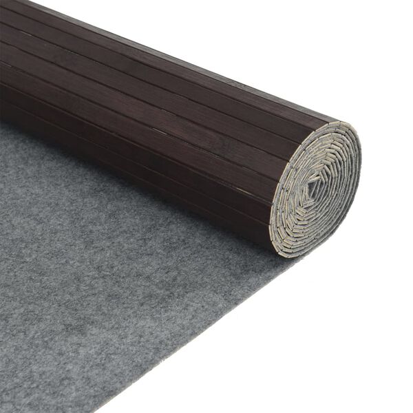 vidaXL Room Divider Dark Brown 165x400 cm Bamboo