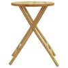 vidaXL Folding Garden Table &Oslash;55x75 cm Bamboo