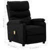 vidaXL Electric Massage Chair Black Faux Leather