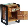 vidaXL Bedside Cabinet Solid Reclaimed Wood