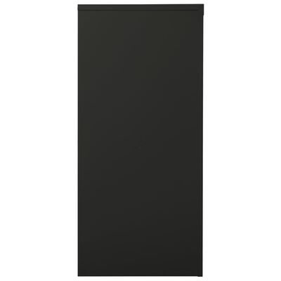 vidaXL Sliding Door Cabinet Anthracite 90x40x90 cm Steel