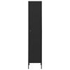 vidaXL Locker Cabinet Black 35x46x180 cm Steel
